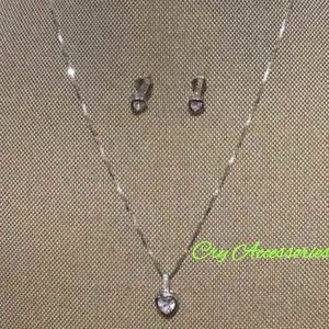 Heart Necklace Set